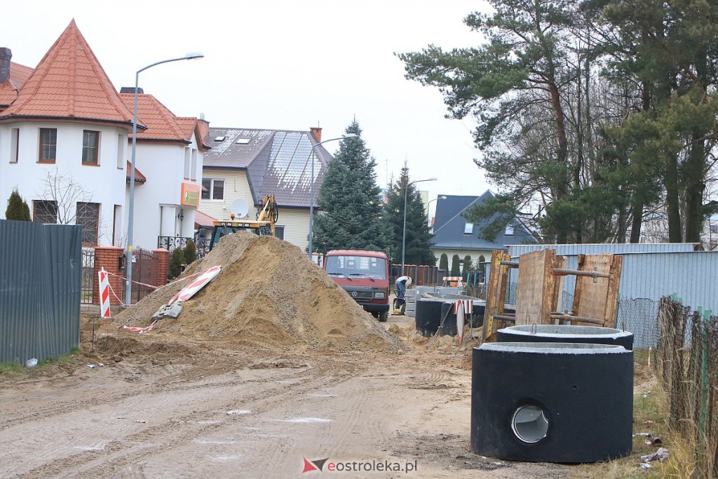 Przebudowa ulicy Majewskiego - styczeń 2020 [08.01.2020] - zdjęcie #5 - eOstroleka.pl
