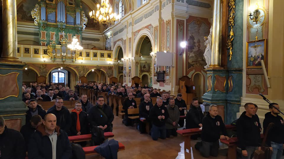 I Diecezjalne Spotkanie Mężczyzn w sanktuarium św. Antoniego w Ostrołęce [11.01.2020] - zdjęcie #9 - eOstroleka.pl