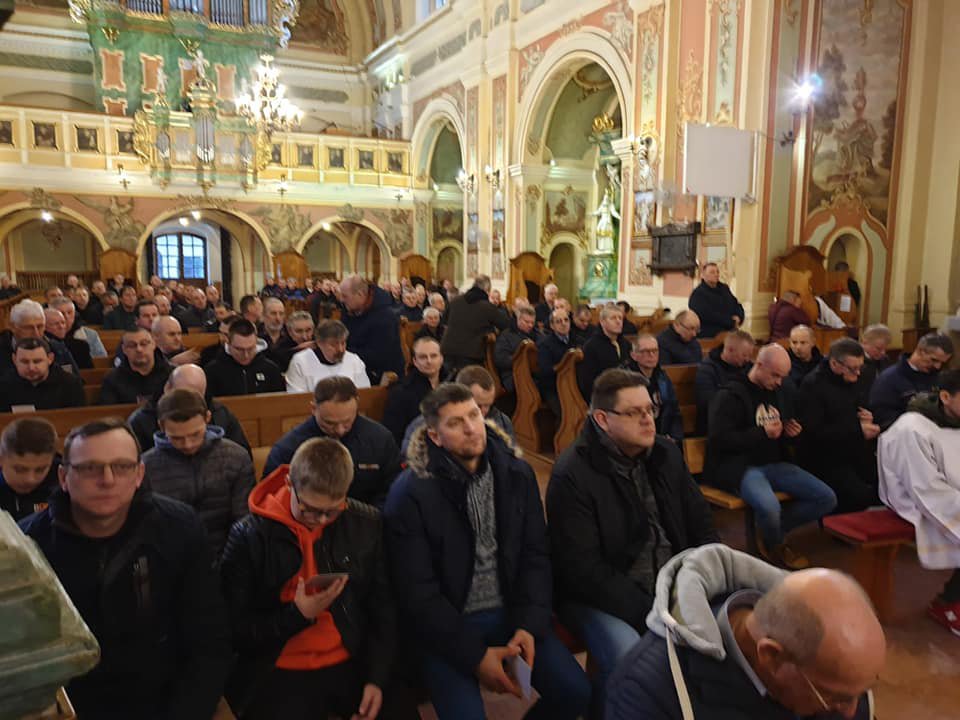 I Diecezjalne Spotkanie Mężczyzn w sanktuarium św. Antoniego w Ostrołęce [11.01.2020] - zdjęcie #23 - eOstroleka.pl