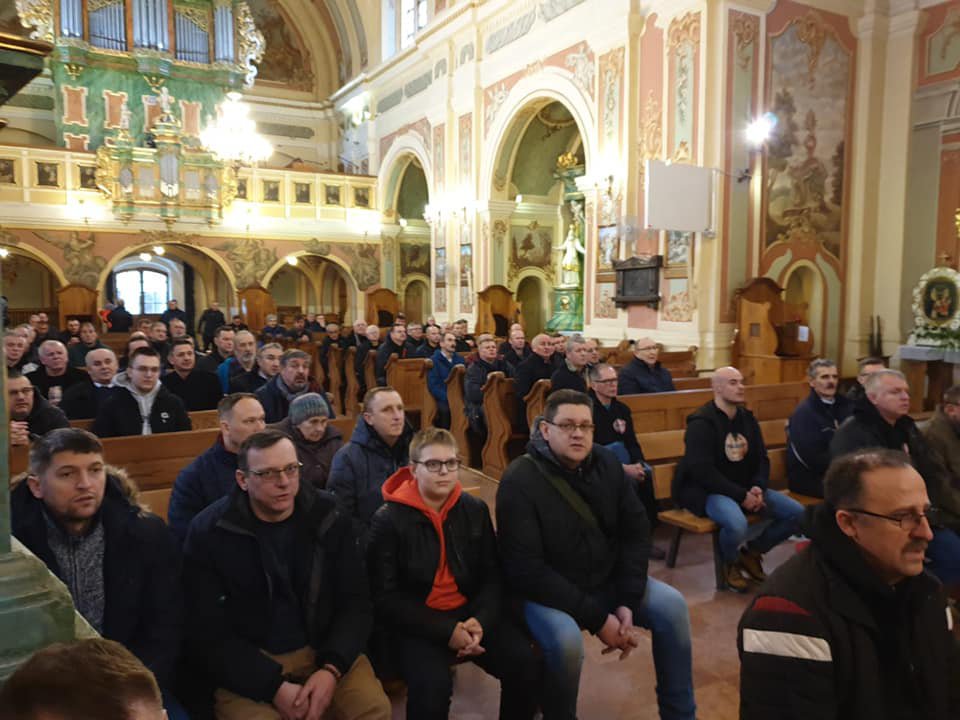 I Diecezjalne Spotkanie Mężczyzn w sanktuarium św. Antoniego w Ostrołęce [11.01.2020] - zdjęcie #25 - eOstroleka.pl
