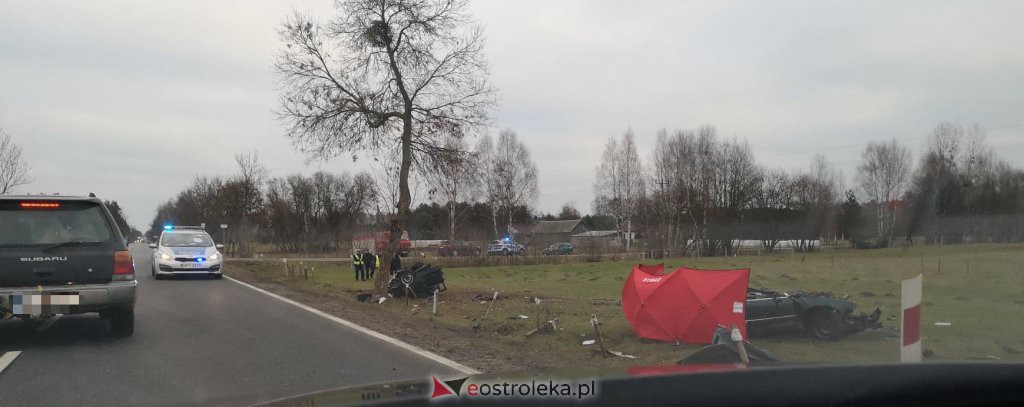 Wypadek w Wolkowych [20.01.2020] - zdjęcie #2 - eOstroleka.pl