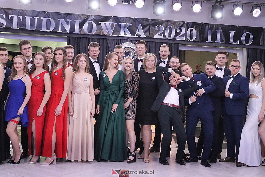 Studniówka 2020 w II LO w Ostrołęce [25.01.2020] - zdjęcie #154 - eOstroleka.pl