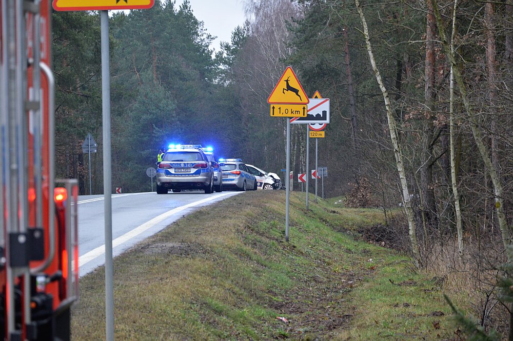 Poważny wypadek pod Czerwinem [01.02.2020] - zdjęcie #28 - eOstroleka.pl