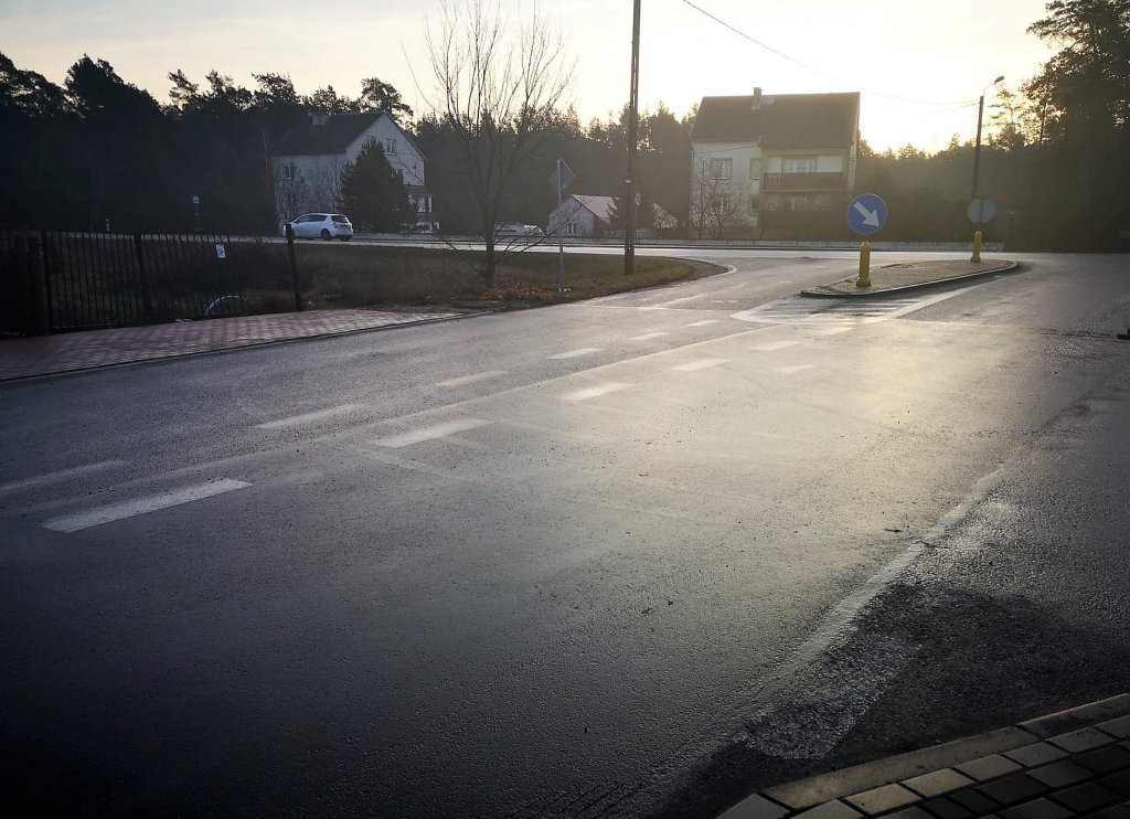 Nowa nawierzchnia ulicy Nowej w Laskowcu [11.02.2020] - zdjęcie #1 - eOstroleka.pl