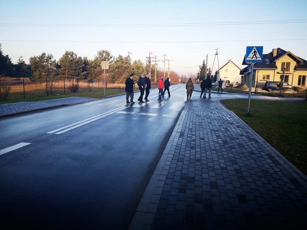Nowa nawierzchnia ulicy Nowej w Laskowcu [11.02.2020] - zdjęcie #7 - eOstroleka.pl