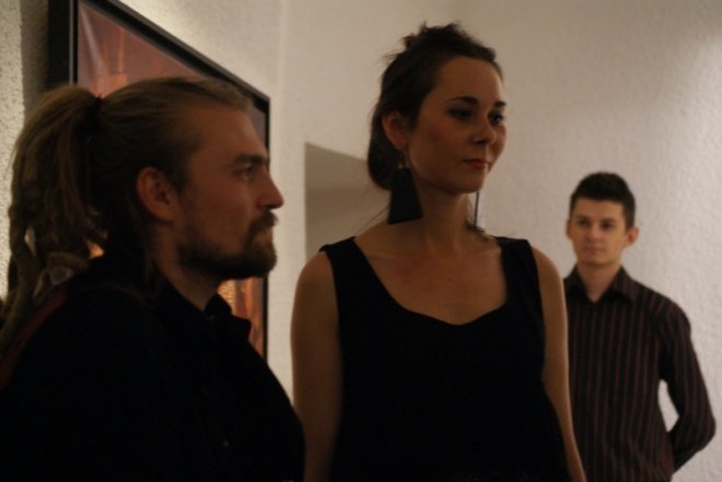 Malarstwo wolnego związku- wernisaż prac Joanny Rusinek i Filipa Kalkowskiego (07.10.2010) - zdjęcie #10 - eOstroleka.pl