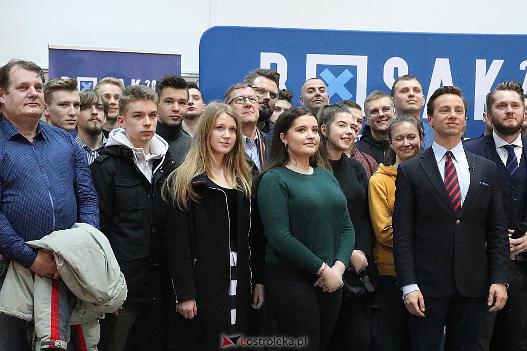 Spotkanie z kandydatem na prezydenta RP Krzysztofem Bosakiem w Ostrołęce [04.03.2020] - zdjęcie #9 - eOstroleka.pl