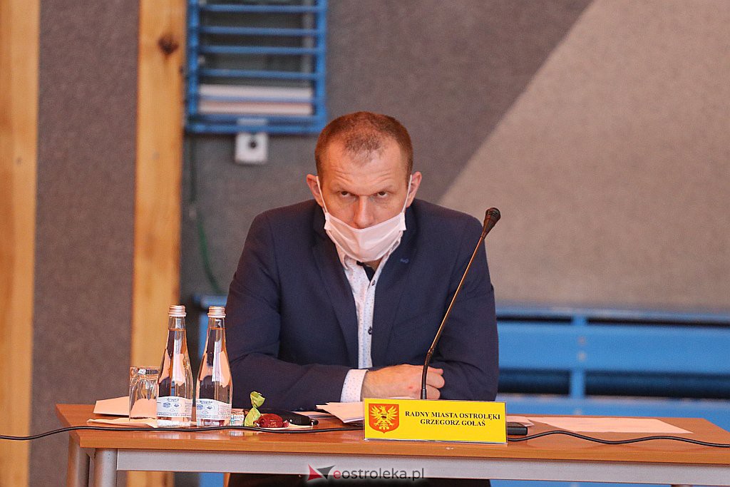 Nadzwyczajna sesja rady miasta w SP 10 [28.04.2020] - zdjęcie #33 - eOstroleka.pl