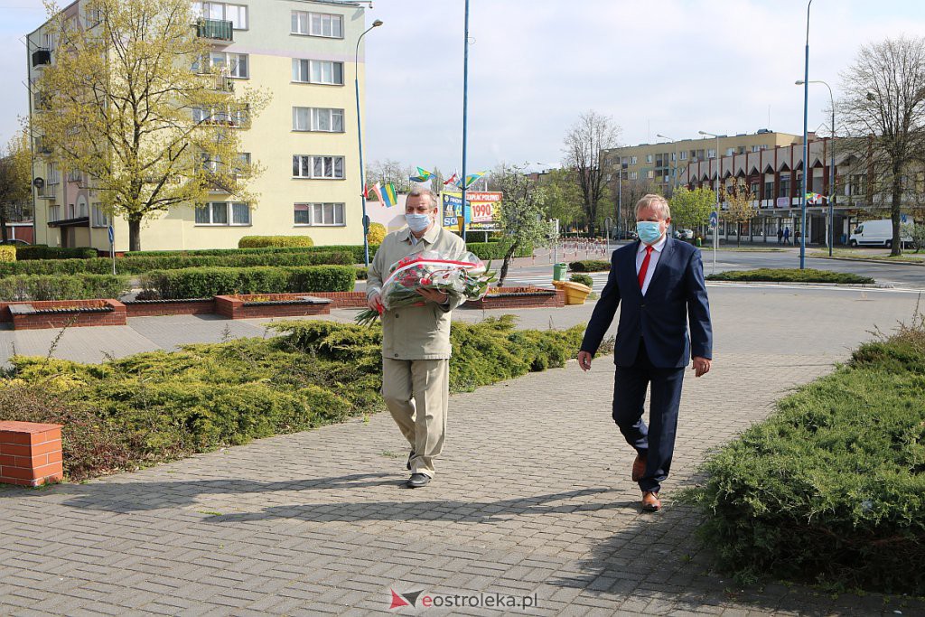 Obchody Święta Pracy z ostrołęcką lewicą [01.05.2020] - zdjęcie #8 - eOstroleka.pl