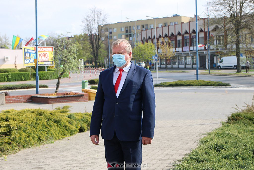 Obchody Święta Pracy z ostrołęcką lewicą [01.05.2020] - zdjęcie #5 - eOstroleka.pl