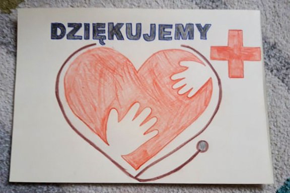 Kartka dla Medyka - prace przedszkolaków z Ostrołęki i Troszyna - zdjęcie #3 - eOstroleka.pl