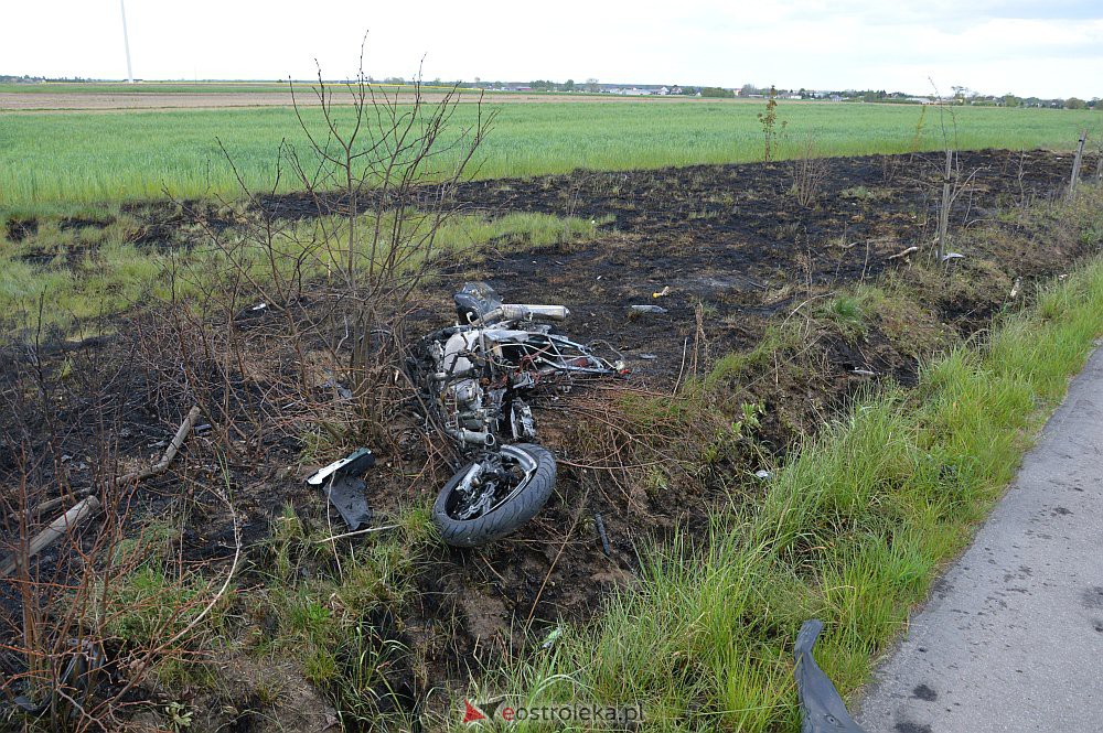 Poważny wypadek motocyklisty koło Goworowa [09.05.2020] - zdjęcie #11 - eOstroleka.pl