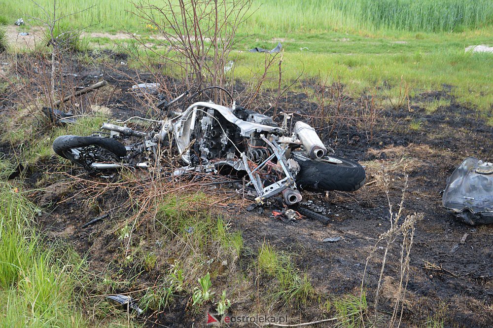 Poważny wypadek motocyklisty koło Goworowa [09.05.2020] - zdjęcie #17 - eOstroleka.pl