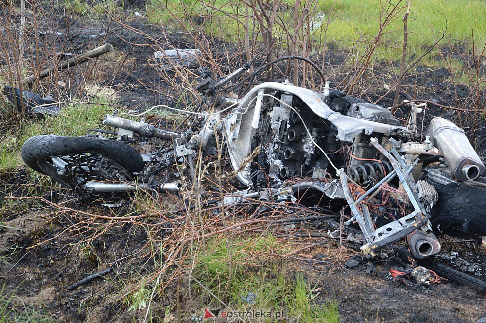 Poważny wypadek motocyklisty koło Goworowa [09.05.2020] - zdjęcie #18 - eOstroleka.pl