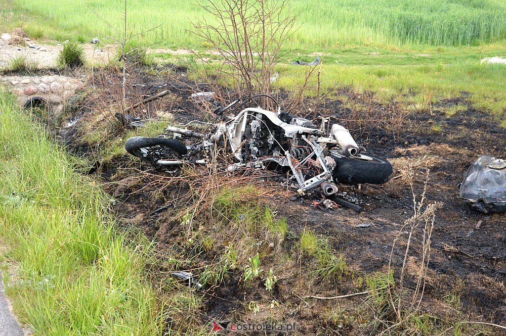 Poważny wypadek motocyklisty koło Goworowa [09.05.2020] - zdjęcie #19 - eOstroleka.pl