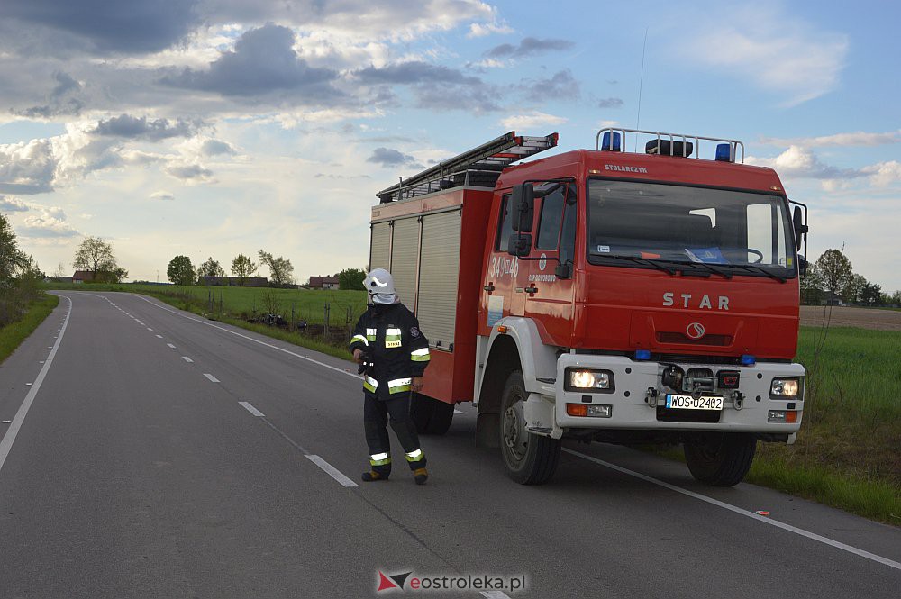 Poważny wypadek motocyklisty koło Goworowa [09.05.2020] - zdjęcie #20 - eOstroleka.pl