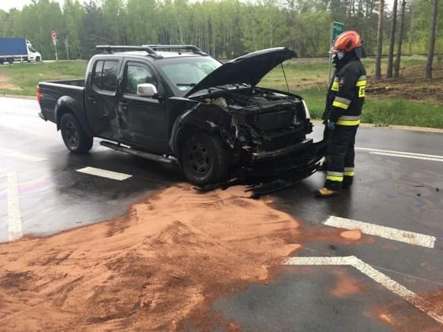 Wypadek w pobliżu Kobylina. Poszkodowana jedna osoba [19.05.2020] - zdjęcie #4 - eOstroleka.pl