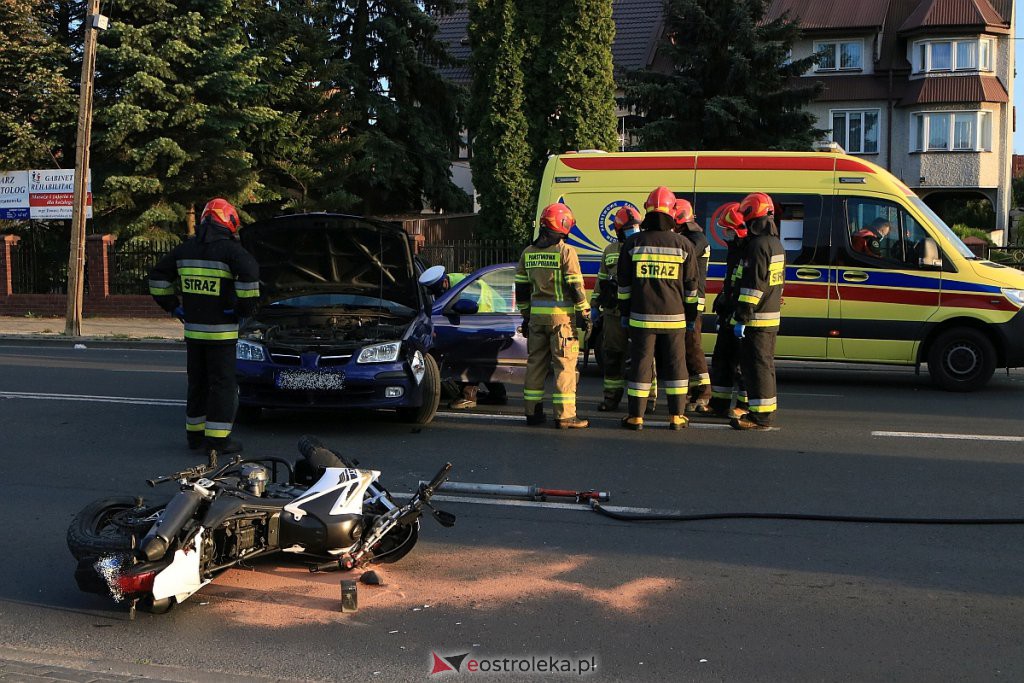 Poważny wypadek na 11 Listopada. Ciężko ranny motocyklista trafił do szpitala [26.05.2020] - zdjęcie #20 - eOstroleka.pl