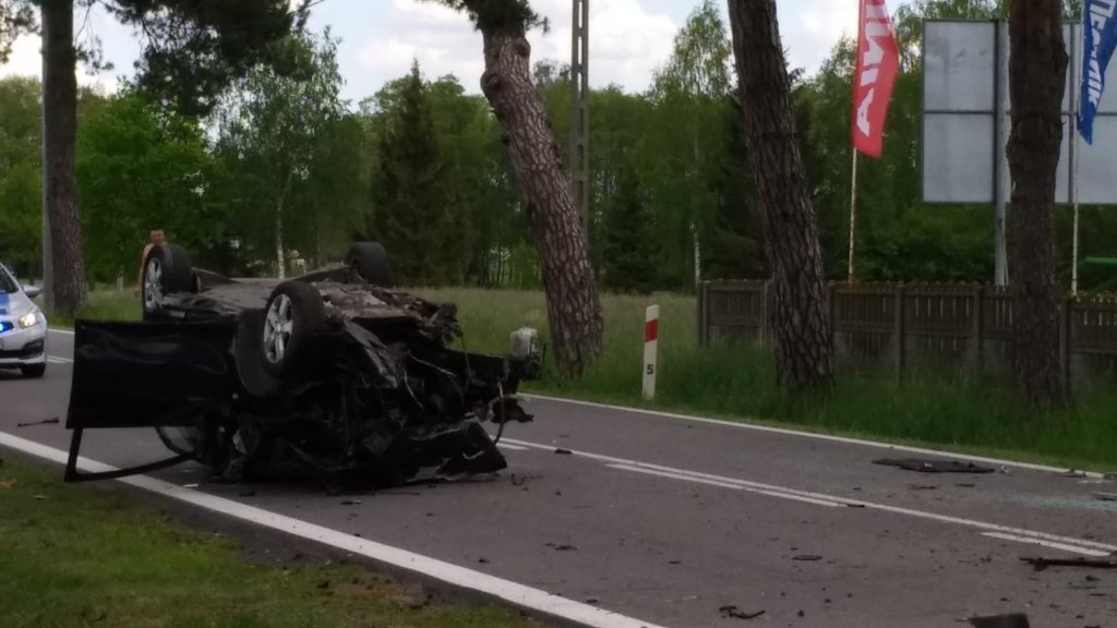 Wypadek w Rzekuniu [27.05.2020] - zdjęcie #1 - eOstroleka.pl