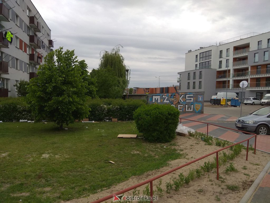 Interwencja Czytelnika: Zaśmiecona ulica Goworowska. Odpady fruwają po całej okolicy [01.06.2020] - zdjęcie #2 - eOstroleka.pl