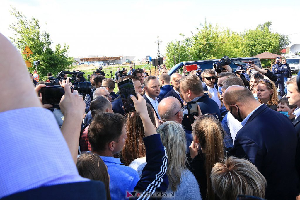 Prezydent RP Andrzej Duda z wizytą w Tyszkach Nadborach [02.06.2020] - zdjęcie #22 - eOstroleka.pl