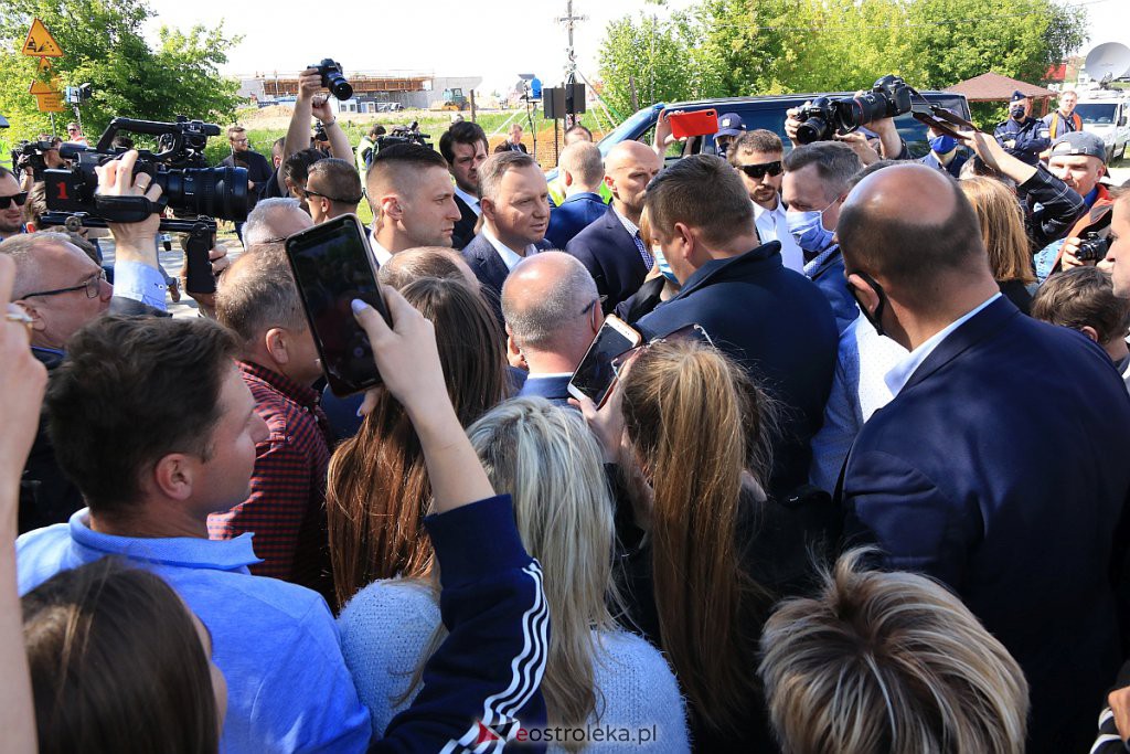 Prezydent RP Andrzej Duda z wizytą w Tyszkach Nadborach [02.06.2020] - zdjęcie #88 - eOstroleka.pl