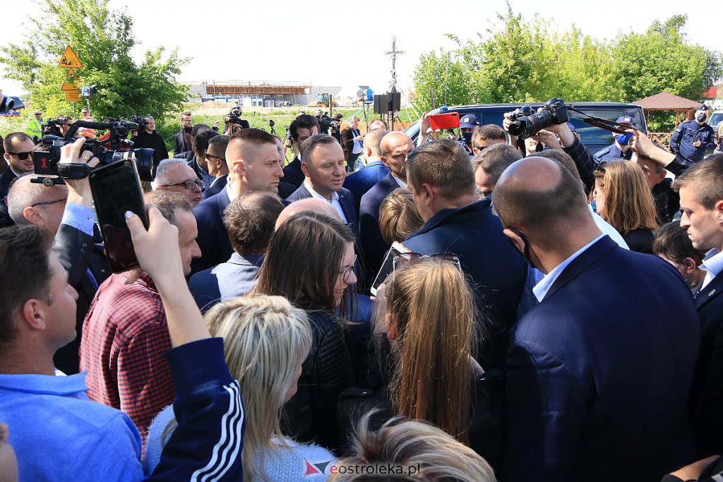 Prezydent RP Andrzej Duda z wizytą w Tyszkach Nadborach [02.06.2020] - zdjęcie #20 - eOstroleka.pl