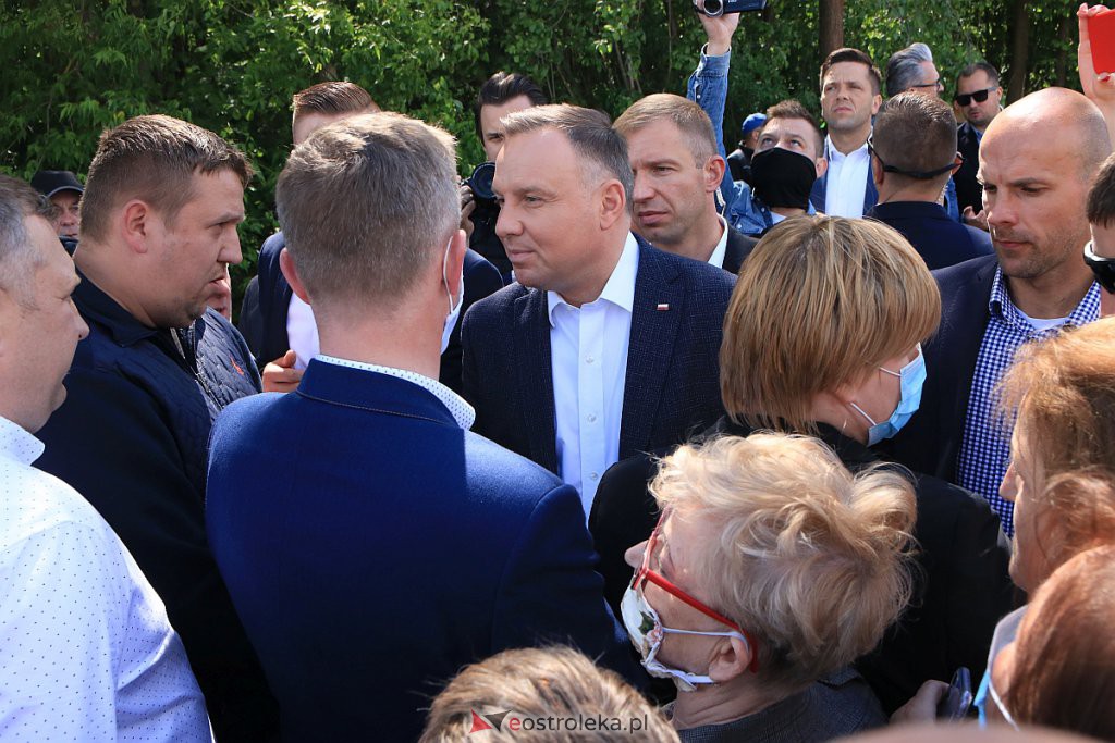 Prezydent RP Andrzej Duda z wizytą w Tyszkach Nadborach [02.06.2020] - zdjęcie #7 - eOstroleka.pl