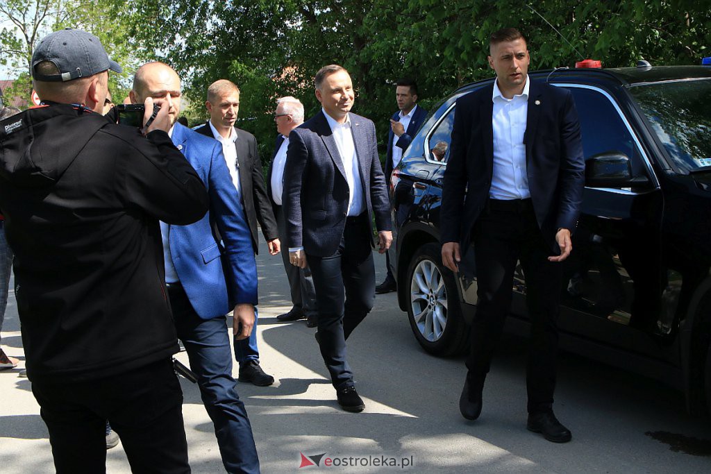 Prezydent RP Andrzej Duda z wizytą w Tyszkach Nadborach [02.06.2020] - zdjęcie #2 - eOstroleka.pl
