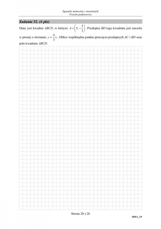 Matura 2020: Matematyka  - formuła stara [09.06.2020] - zdjęcie #6 - eOstroleka.pl