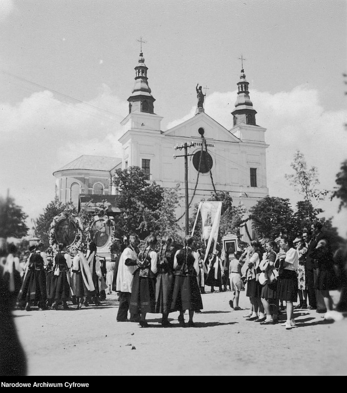 Boże Ciało w Kadzidle - 1948 rok - zdjęcie #1 - eOstroleka.pl