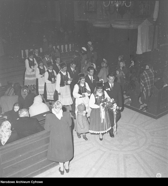 Zaślubiny w Kadzidle 1953-1963 - zdjęcie #1 - eOstroleka.pl