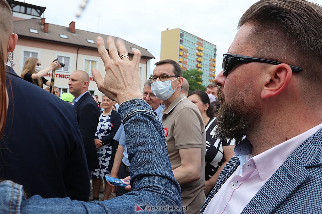 Premier Mateusz Morawiecki z wizytą w Ostrołęce [13.06.2020] - zdjęcie #17 - eOstroleka.pl