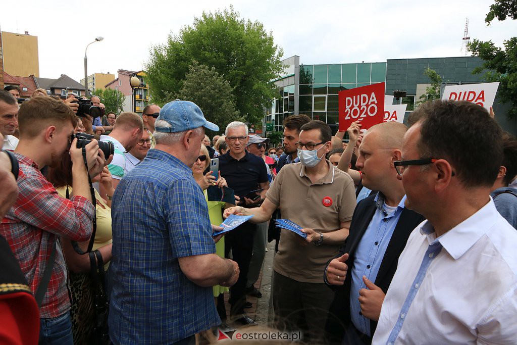 Premier Mateusz Morawiecki z wizytą w Ostrołęce [13.06.2020] - zdjęcie #44 - eOstroleka.pl