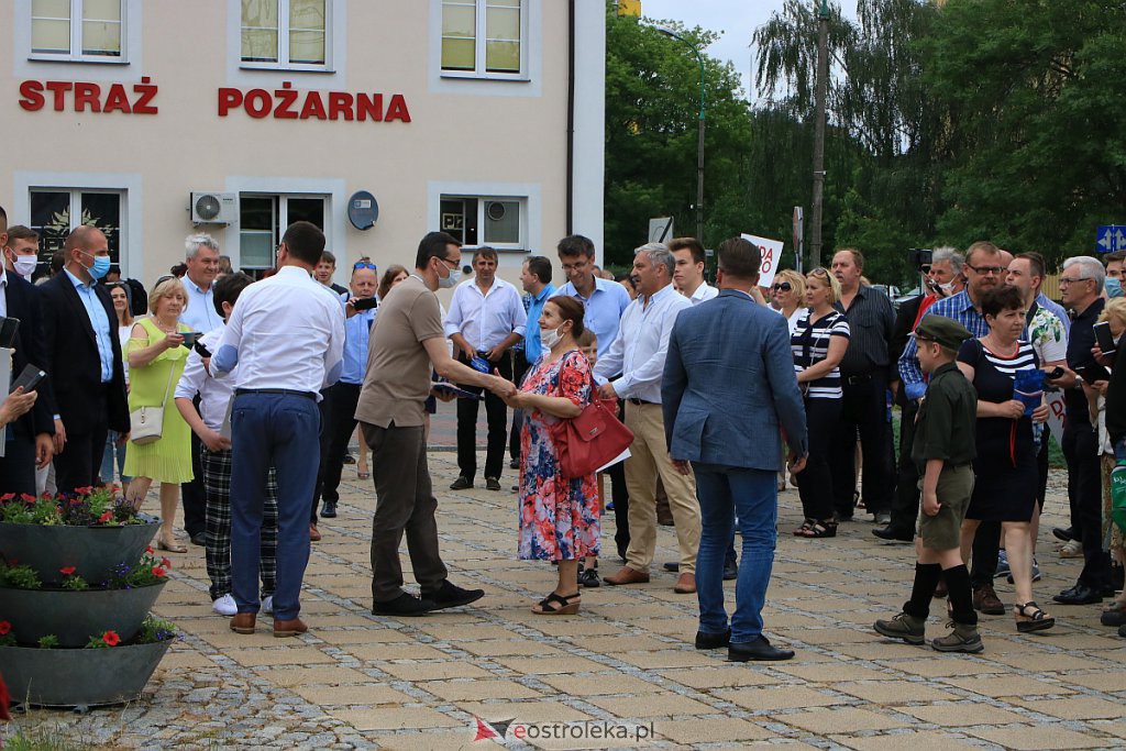 Premier Mateusz Morawiecki z wizytą w Ostrołęce [13.06.2020] - zdjęcie #28 - eOstroleka.pl