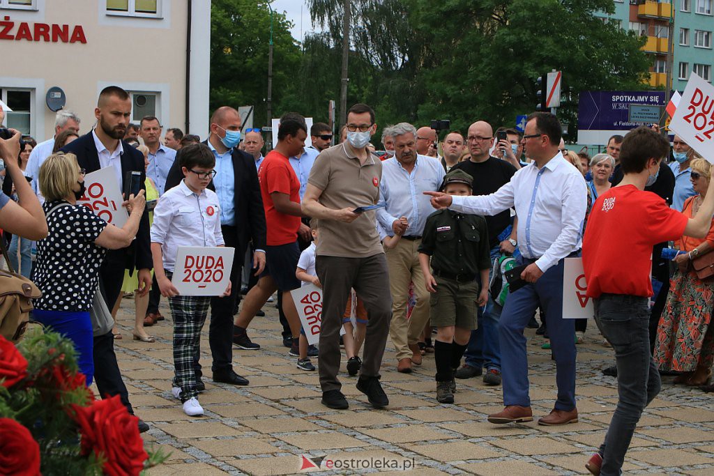 Premier Mateusz Morawiecki z wizytą w Ostrołęce [13.06.2020] - zdjęcie #23 - eOstroleka.pl