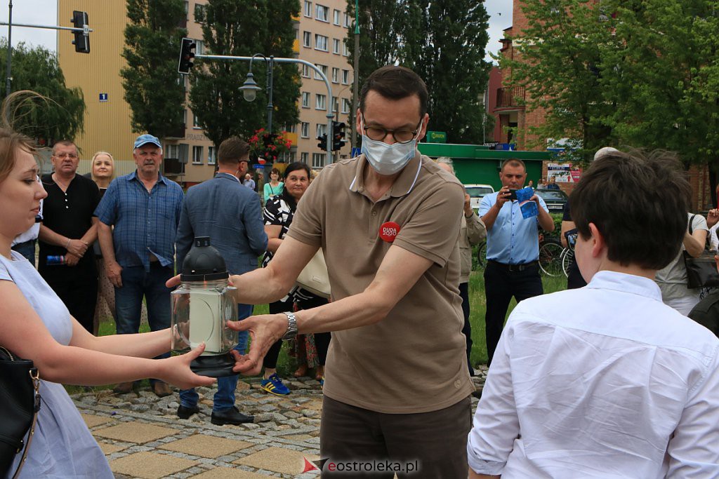 Premier Mateusz Morawiecki z wizytą w Ostrołęce [13.06.2020] - zdjęcie #12 - eOstroleka.pl