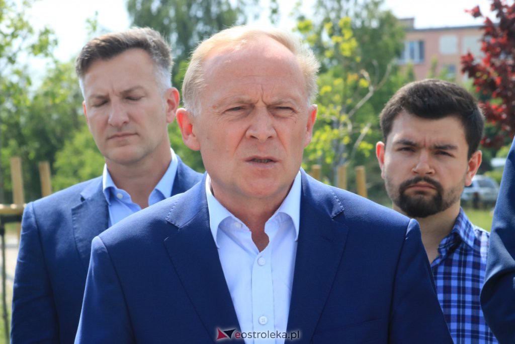 Kamila Gasiuk Pihowicz i Czesław Mroczek - konferencja w Ostrołęce [17.06.2020] - zdjęcie #3 - eOstroleka.pl