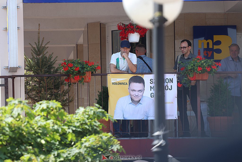 Spotkanie z kandydatem na prezydenta RP Szymonem Hołownią [20.06.2020] - zdjęcie #56 - eOstroleka.pl