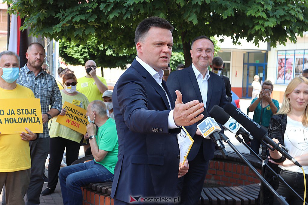 Spotkanie z kandydatem na prezydenta RP Szymonem Hołownią [20.06.2020] - zdjęcie #50 - eOstroleka.pl