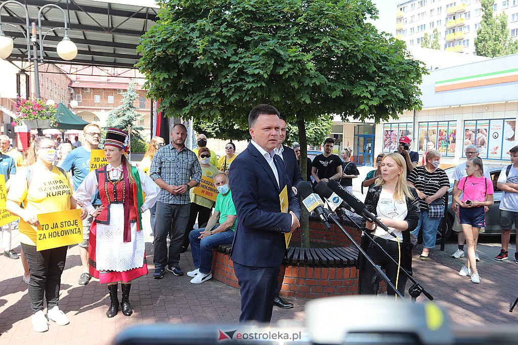 Spotkanie z kandydatem na prezydenta RP Szymonem Hołownią [20.06.2020] - zdjęcie #48 - eOstroleka.pl