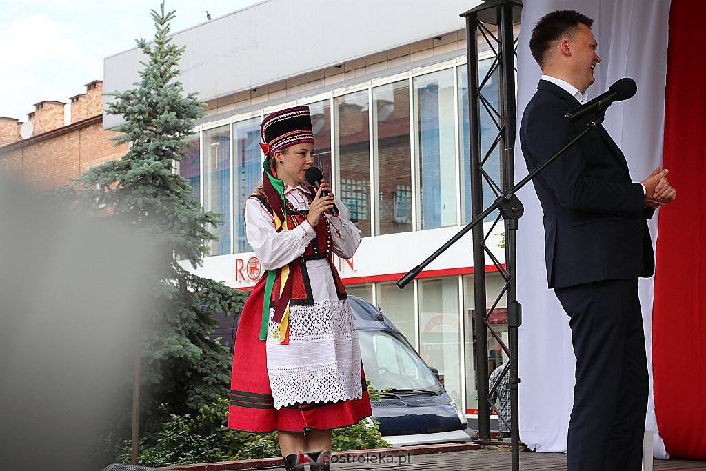 Spotkanie z kandydatem na prezydenta RP Szymonem Hołownią [20.06.2020] - zdjęcie #37 - eOstroleka.pl