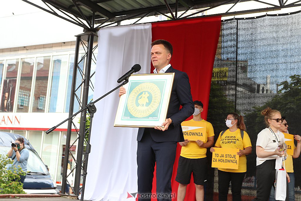 Spotkanie z kandydatem na prezydenta RP Szymonem Hołownią [20.06.2020] - zdjęcie #34 - eOstroleka.pl