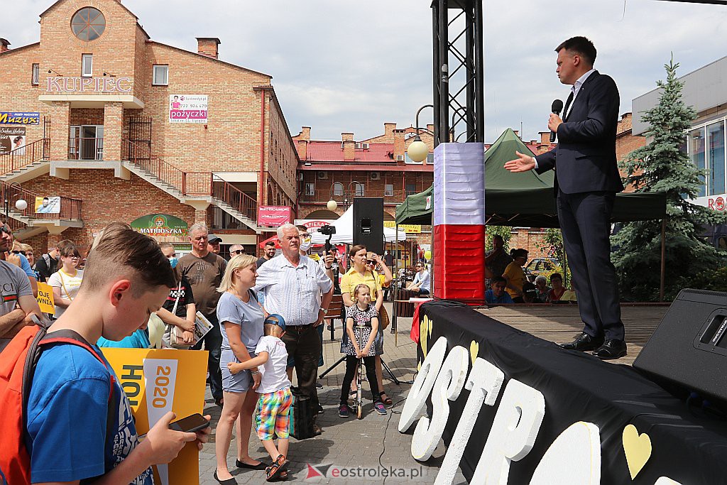Spotkanie z kandydatem na prezydenta RP Szymonem Hołownią [20.06.2020] - zdjęcie #22 - eOstroleka.pl