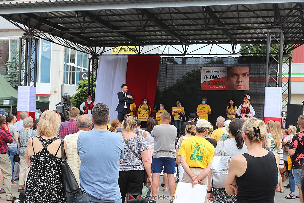 Spotkanie z kandydatem na prezydenta RP Szymonem Hołownią [20.06.2020] - zdjęcie #20 - eOstroleka.pl