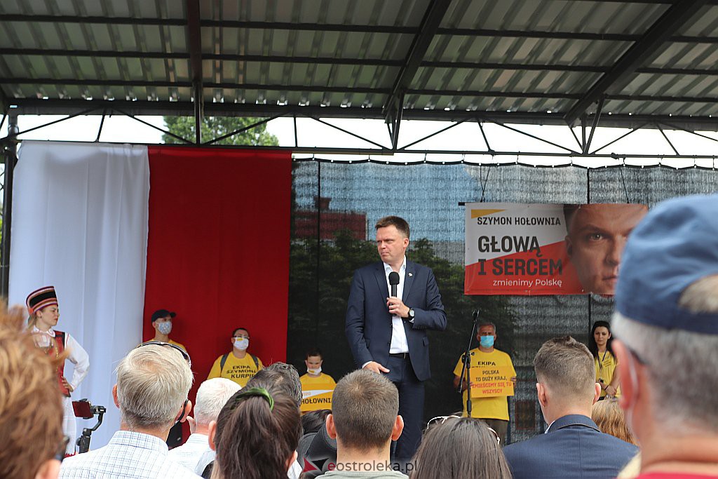 Spotkanie z kandydatem na prezydenta RP Szymonem Hołownią [20.06.2020] - zdjęcie #16 - eOstroleka.pl