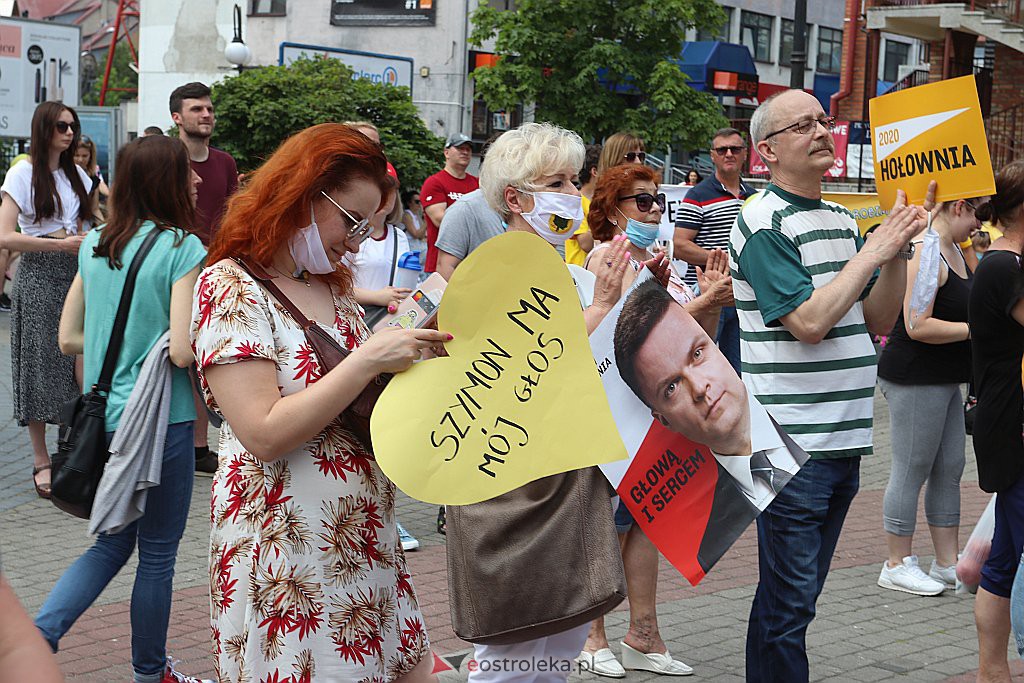 Spotkanie z kandydatem na prezydenta RP Szymonem Hołownią [20.06.2020] - zdjęcie #15 - eOstroleka.pl