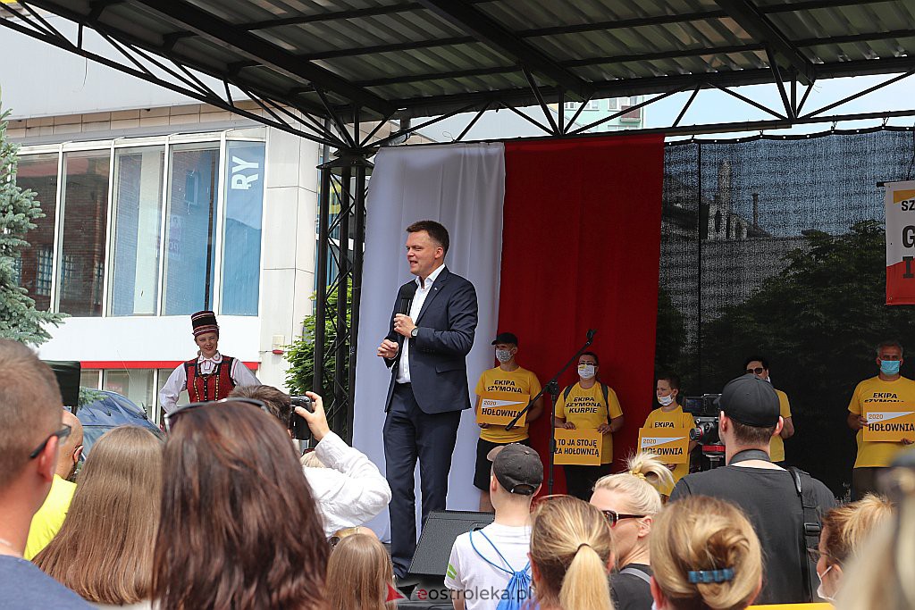 Spotkanie z kandydatem na prezydenta RP Szymonem Hołownią [20.06.2020] - zdjęcie #14 - eOstroleka.pl