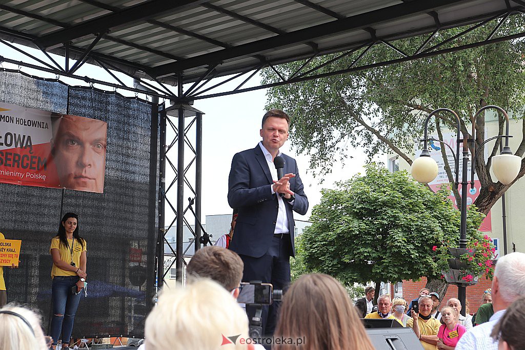 Spotkanie z kandydatem na prezydenta RP Szymonem Hołownią [20.06.2020] - zdjęcie #8 - eOstroleka.pl