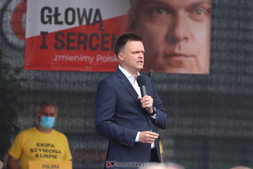 Spotkanie z kandydatem na prezydenta RP Szymonem Hołownią [20.06.2020] - zdjęcie #6 - eOstroleka.pl